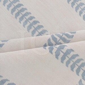 Modern Oushak Rugs: Light Blue & Soft White, Modern Area Rug image 1