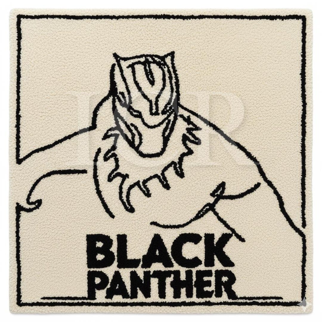 Marvel Black Panther Rug | Hand Tufted Area Rug | Superhero Bedroom ...