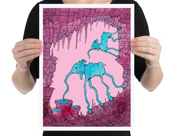 Print "Cavern of the Queeblers"