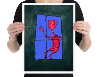 Print "The Man Who Looks Through My Window at Night