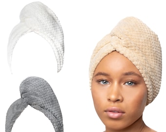 Microfiber Hair Towel Wrap: Quick Dry Turban for Wet Hair