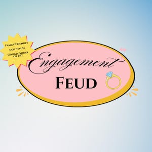 Juegos de fiesta de compromiso, juego de pelea de compromiso, juegos de trivia de compromiso, PPT+ Google Slides, juego de fiesta para toda la familia, compatible con Mac y PC