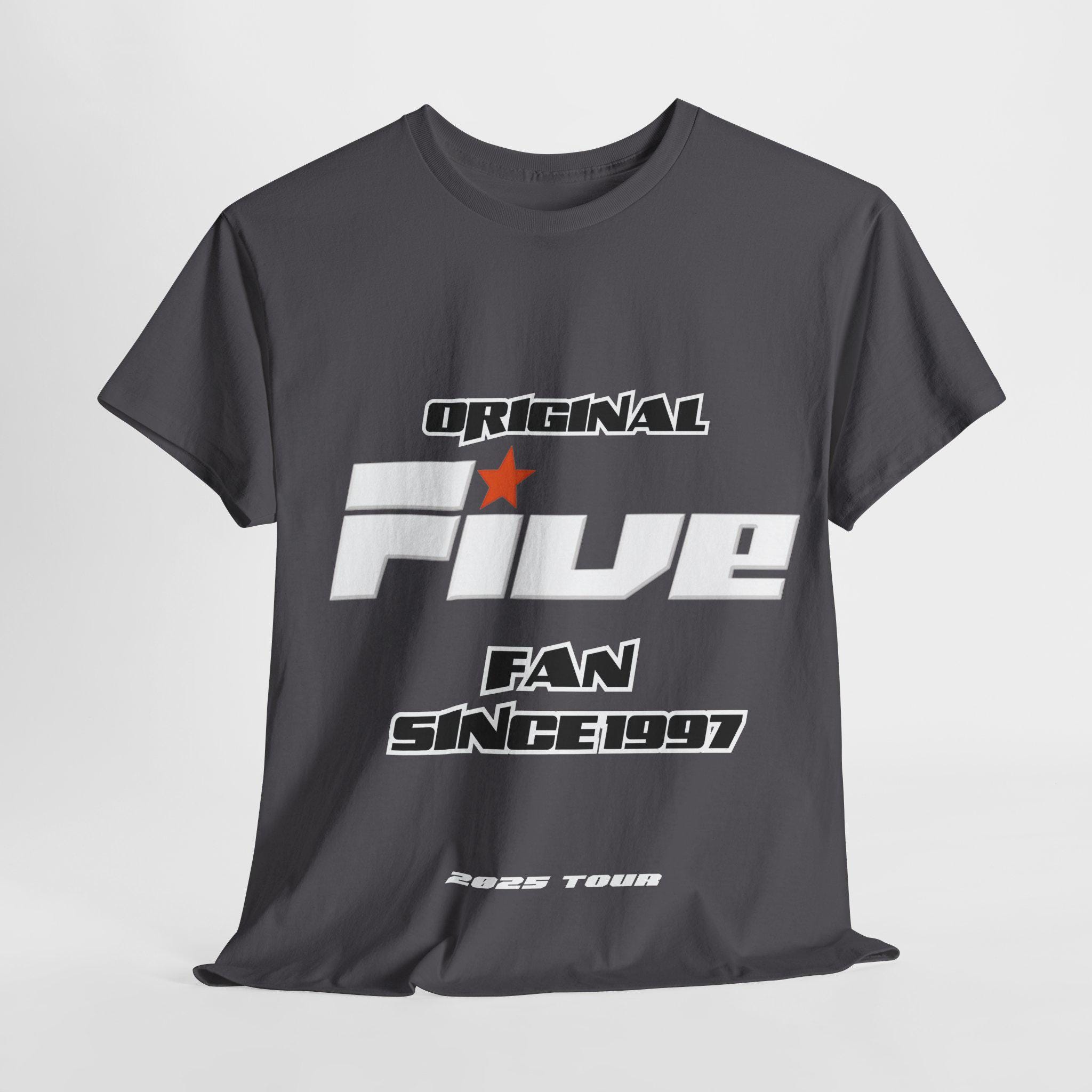 FIVE Tshirt 2025 Tour 5ive Five's at the O2 Tour Merchandise