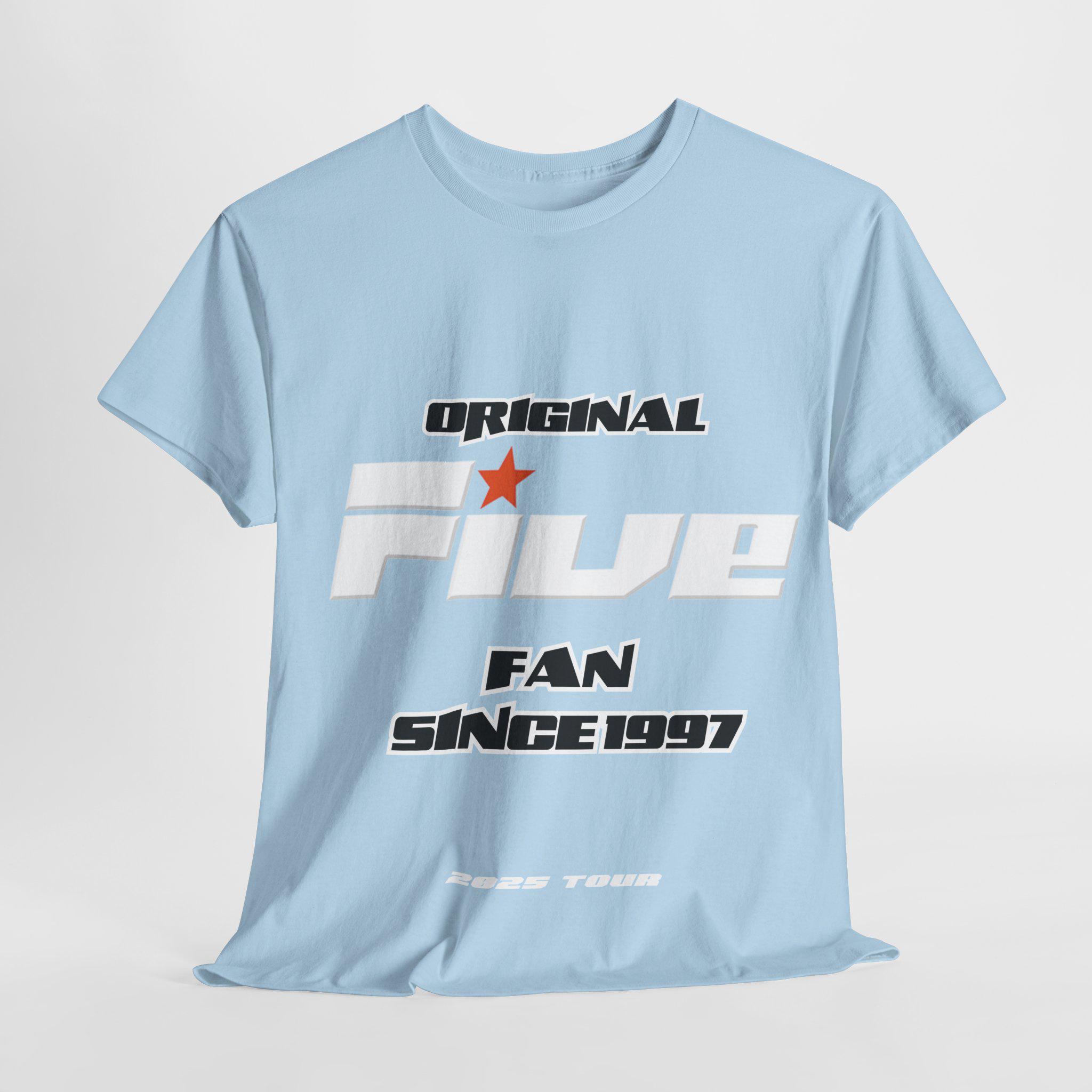 FIVE Tshirt 2025 Tour 5ive Five's at the O2 Tour Merchandise