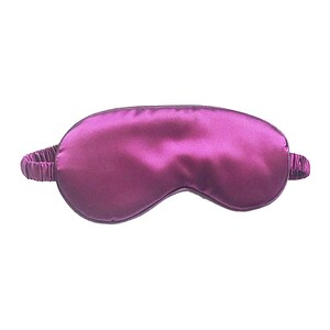 Masque de sommeil luxueux en soie de mûrier 100 % naturelle pure Purple