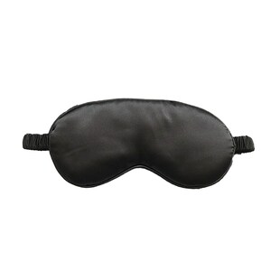 Luxurious Pure 100% Natural Mulberry Silk Sleep Mask Black