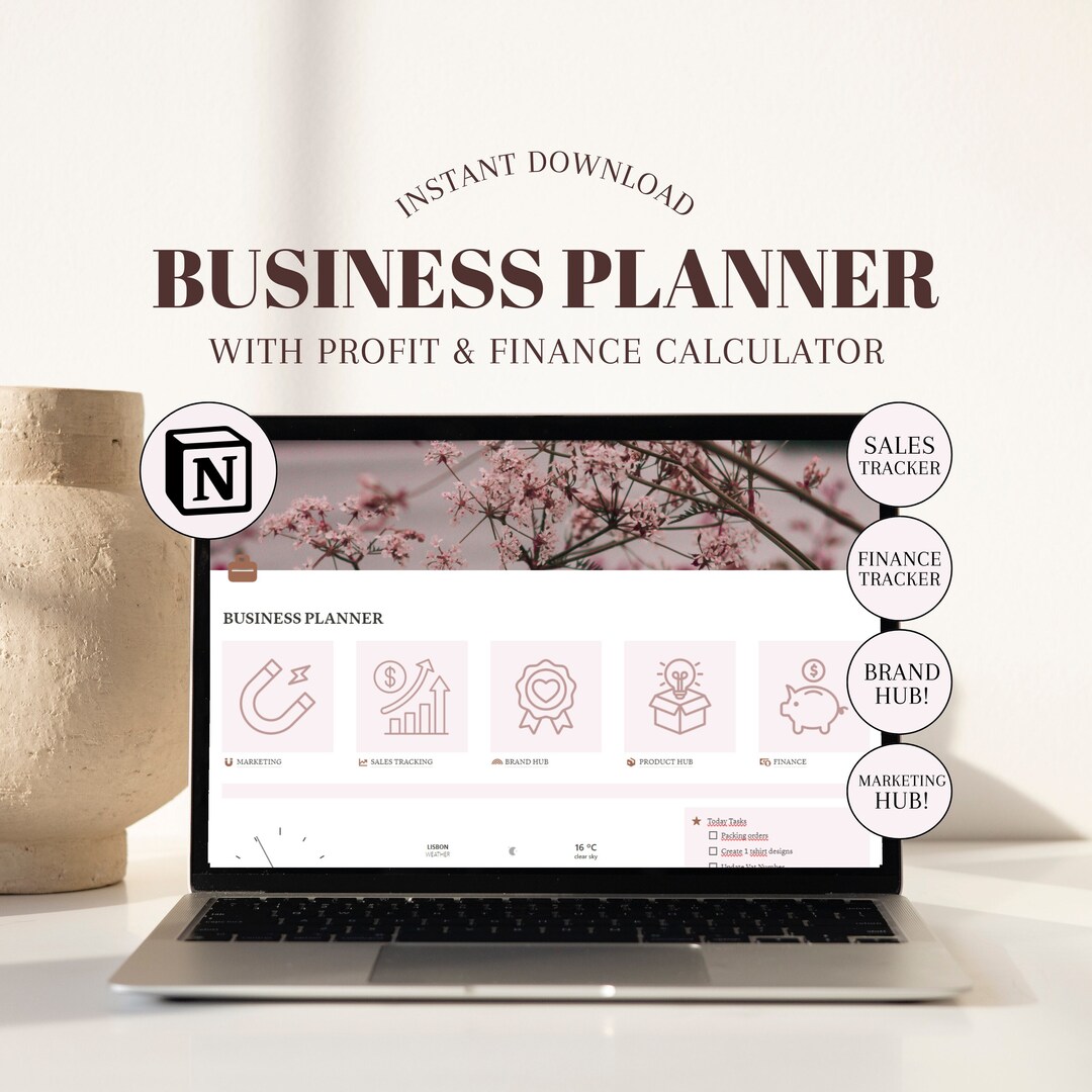 Notion Template Business Planner Notion Dashboard Content Planner ...
