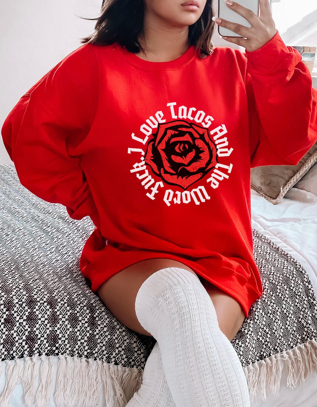 Women's Hoodie Dress - My Love Language Is Tacos main image 1