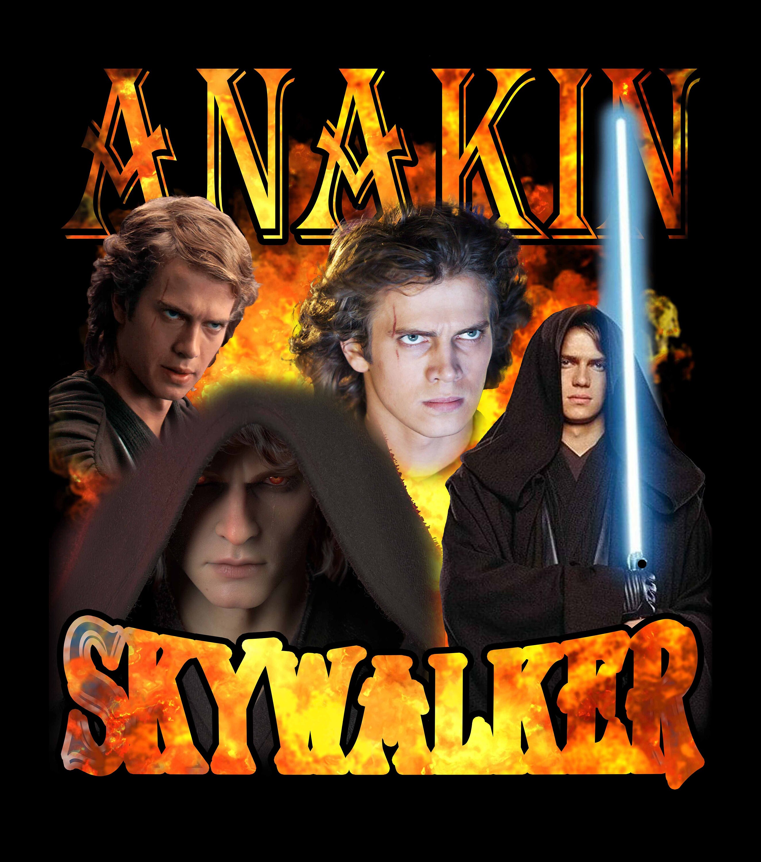 Anakin Skywalker PNG T-shirt, Anakin Skywalker Graphic T-shirt