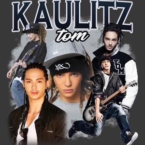 Tom Kaulitz T-Shirt  Png - Tokio Hotel T-Shirt Png - Rap , Hip Hop Bootleg Gift. Instant Download And Ready To Print.