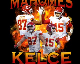 Pat Mahomes / Travis Kelce / Camiseta PNG / Camiseta pirata PNG / Diseño de camiseta pirata imprimible / Descarga instantánea y lista para imprimir