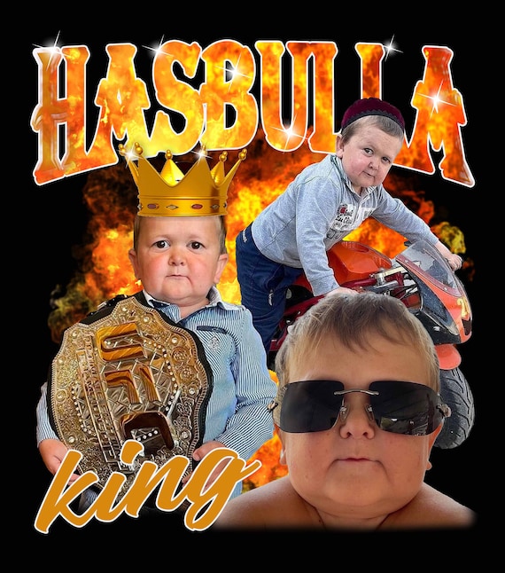 King Hasbulla PNG T-shirt Design, Hasbulla Homage Shirt, Fun Graphic Tee, 300dpi Printable Sweatshirt Art