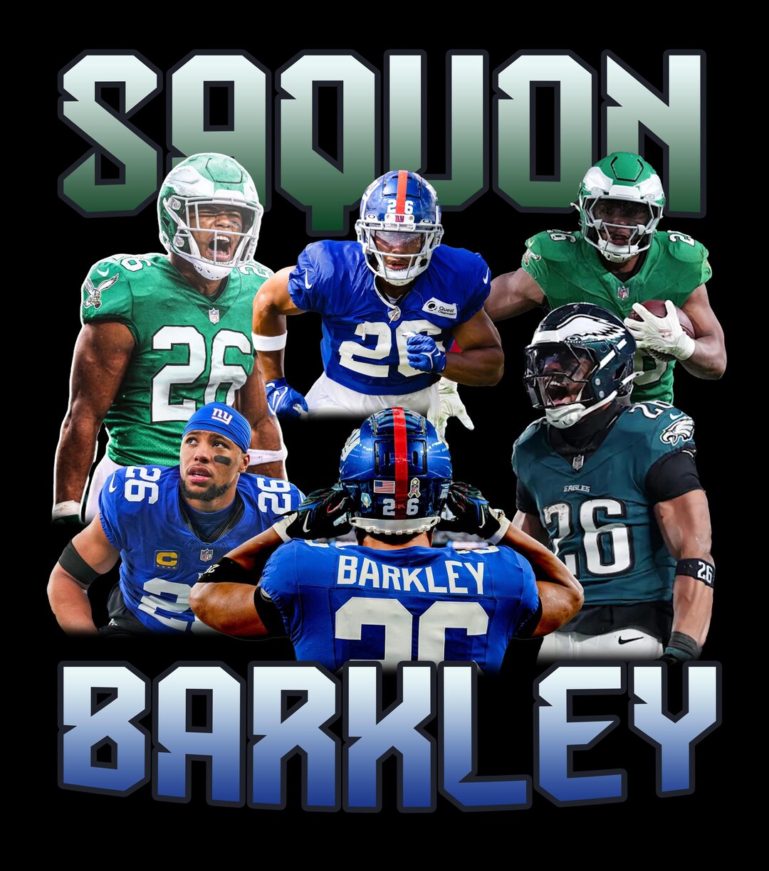 saquon barkley jersey t shirt