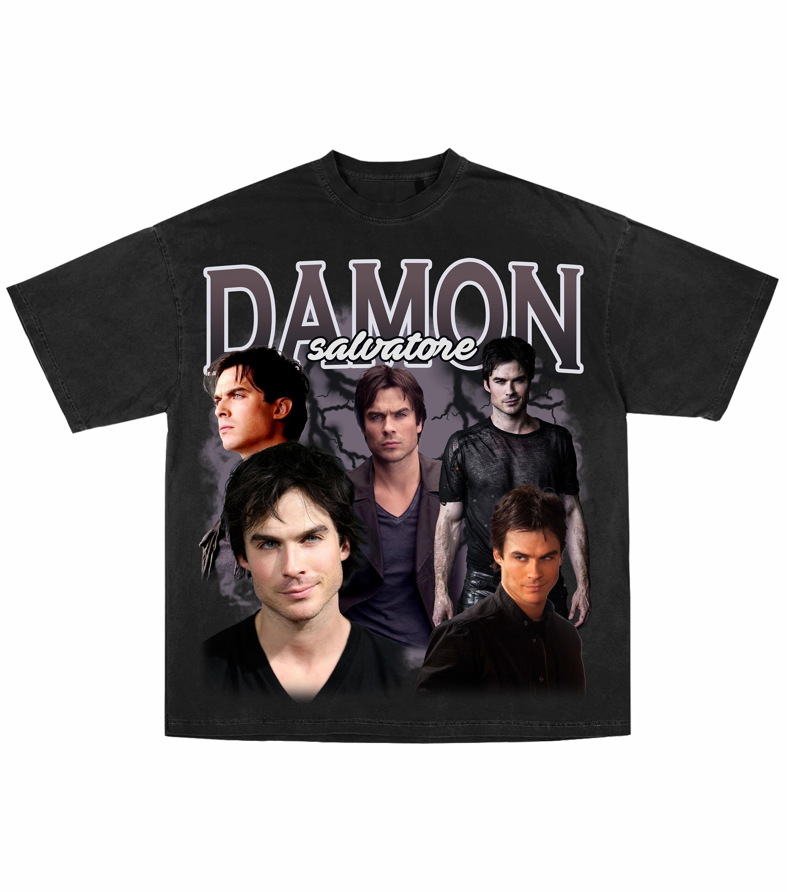 Limited Damon Salvatore Shirt Png. PNG Digital 4500x5100 Px. Retro, 90s ...