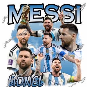 Messi T Shirt Design. Lionel Football, Messi Png, Messi Vektor, messi shirt desing, Bootleg Tee. digital download, Ready To Print.