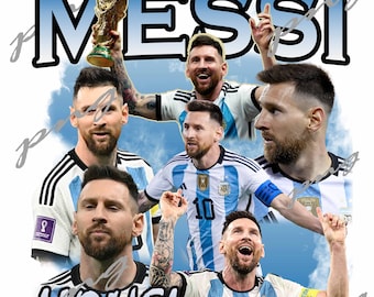 Messi T Shirt Design. Lionel Football, Messi Png, Messi Vektor, messi shirt desing, Bootleg Tee. digital download, Ready To Print.
