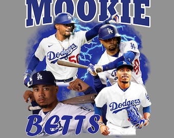 Mookie Betts png, T-Shirt Design PNG Digital Instant Download
