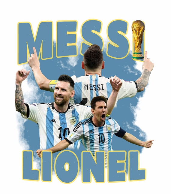 Messi T Shirt Design. Lionel Football, Messi Png, Messi Vektor, messi shirt desing, Bootleg Tee. digital download, Ready To Print.