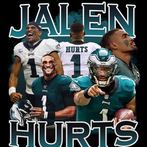Jalen Hurts T-Shirt Design PNG Digital Instant Download