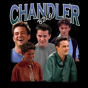 Retro Chandler Bing Shirt Png -Chandler Bing T-shirt,desing ,Matthew Perry Shirt,Retro Friends Shirt Png, rapper, rap tee design, 300 dpi