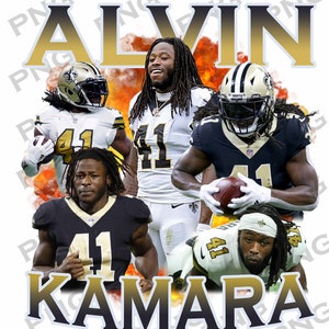 Alvin Kamara | T シャツ PNG | 海賊版 T シャツ PNG | 印刷可能な海賊版 T シャツ デザイン | NO Saints | すぐに印刷可能。デジタル ダウンロード