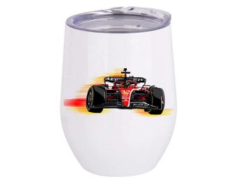 Rennrad F1 Weinglas: Charles Leclerc & Pariser Modell