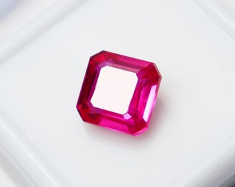 Pink Spinel Gemstone 10.85 CT, Radiant Cut for Jewelry Making