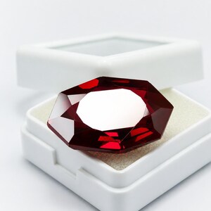Natürliche Rubinstein Echte Blutrote Farbe Luxus Schmuck machen Phantasie Form Größe 23x15x7mm 22.40Ct GGI zertifizierte lose Edelstein