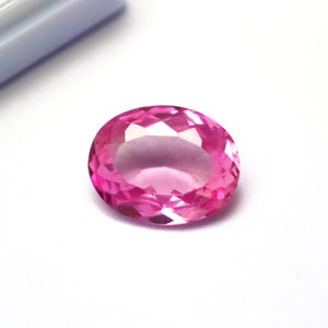 12.00CT Natürliche Rosa Saphir Top Schneiden Oval Rosa Saphir 17x13x6MM Mit Vivid Rosa Farbe Feiner Ceylon Rosa Saphir Bestes Geschenk für Sie