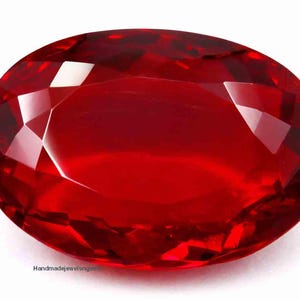 Unique Oval Shape Natural Blood Red Ruby Best Quality Faceted Luxury Jewelry Making 110.30Ct Size 38x26x14mm GGI Certified Loose Gemstone A+