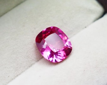 Kissenschliff Lila Tansanit Edelstein: 13.40 CT zertifizierter loser Stein