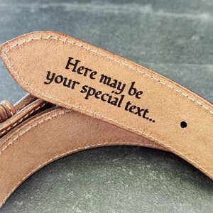New Product 2024 Custom Engraved Leather Belt, Personalized Message Engraved Belts For Men