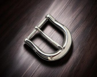 Western Stainless Steel Belt Buckle Cowboy Buckle Rodeo Classic Style Belt Buckle for Western Belt Country Men's and Woman's Belts 1 1/2"