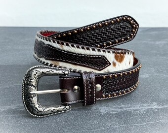 【2plan】25SS★ [LAN ARCHIVE] Cow Skin Western Leather Belt LAN ARCHIVE] Cow Skin Western Leather Belt - 2PLAN | 60