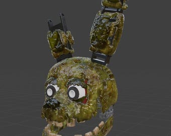Springtrap Helmet Springtrap Cosplay Helmet Five Nights at Freddys 3 Variant - Etsy