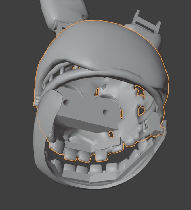 Springtrap Poseable Mask Five Nights at Freddy's - Etsy