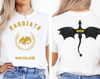 Camisa de la cuarta ala, Camisa de la serie Empyrean, Camisa de dragón, Camisa de la Universidad de Guerra de Basgiath, Camiseta de librero, Camisa del cuadrante de jinetes, Jinete de dragón
