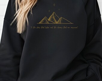 ACOTAR-tröja, ACOTAR-merchandise, Velaris-tröja, Night Court-tröja, SJM-böcker, The City of Starlight, Comfort Colors, Feyre and Rhysand-tröja