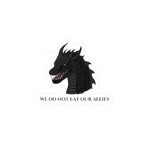 Fourth Wing Tairn Dragon Sticker, Rebecca Yarros, Riders Quadrant Sticker, Violet Sorrengail, Xaden Riorson, Bookish Sticker, Tairn