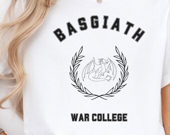 Maglietta della quarta ala, maglietta della serie Empyrean, maglietta del drago, maglietta del Basgiath War College, maglietta alla moda, maglietta del quadrante dei cavalieri, cavaliere del drago