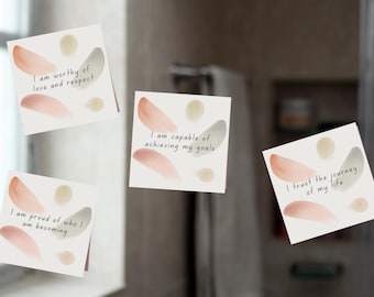 Printable Self-Love Affirmation Cards – Daily Positivity, Meditation (PDF)