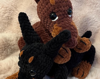 Doberman - Crochet Plushie