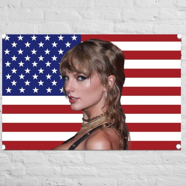 Taylor Swift drapeau Usa - Tapisserie murale