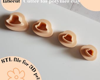 Mini Hat Clay Cutter STL | 3D Printer File