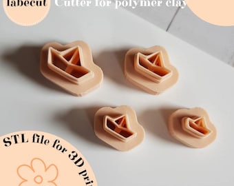 Mini Paper Boat Clay Cutter STL | 3D Printer File