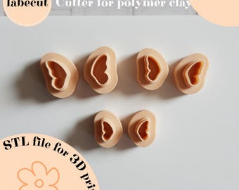 Mini Butterfly Wings Clay Cutter STL | 3D Printer File