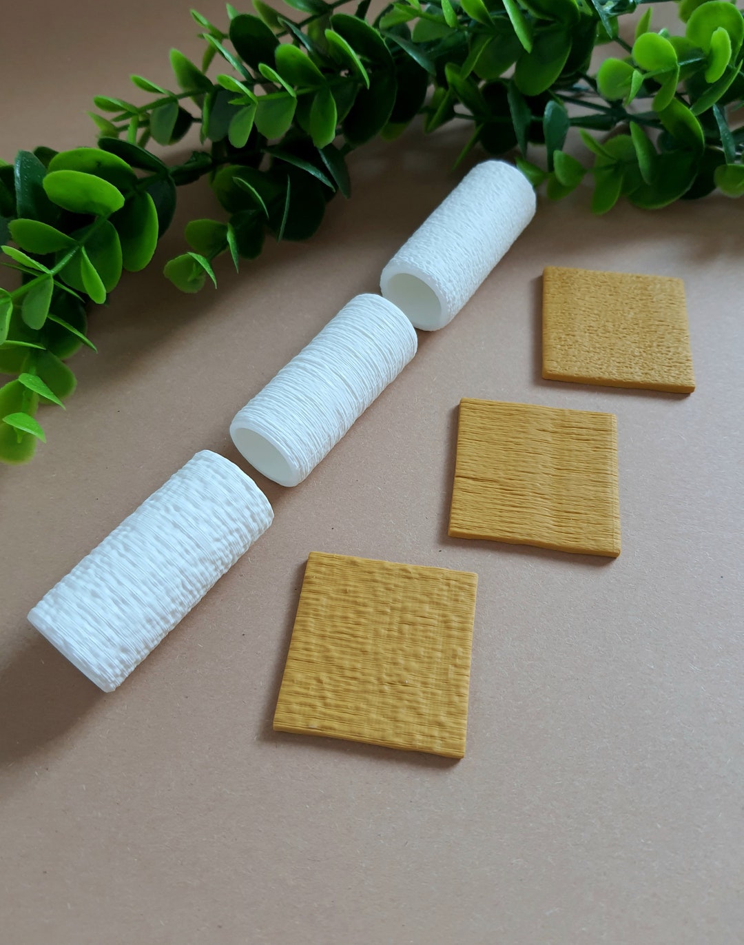 Clay Texture Rollers Sandpaper Brush Polymer Clay Tools Clay Texture