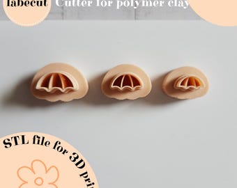 Mini Umbrella Clay Cutter STL | 3D Printer File