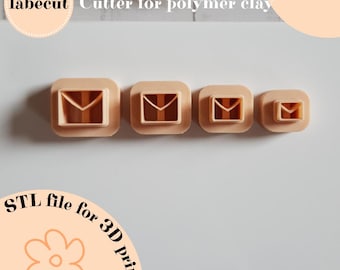 Mini Envelope Clay Cutter STL | 3D Printer File