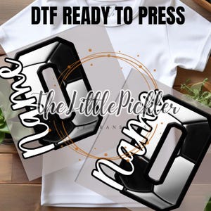 Custom Ready to press Soccer DTF, Soccer Transfer, Sport Shirt, Game Sweater, 3D Soccer Font DTF, Heat press, Name Number